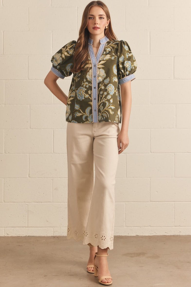 Stephanie Top - Olive