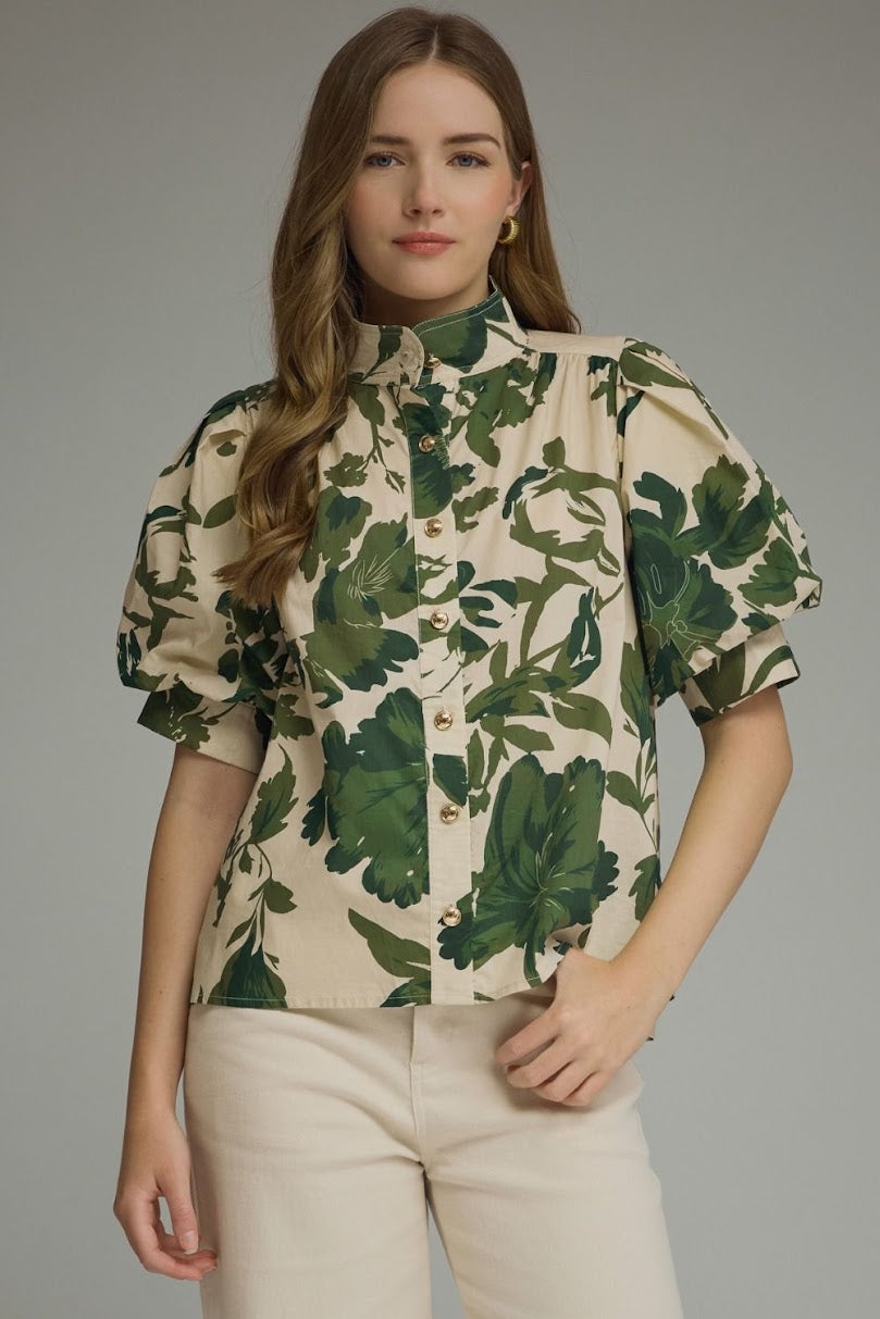 The Naomi Top - Green