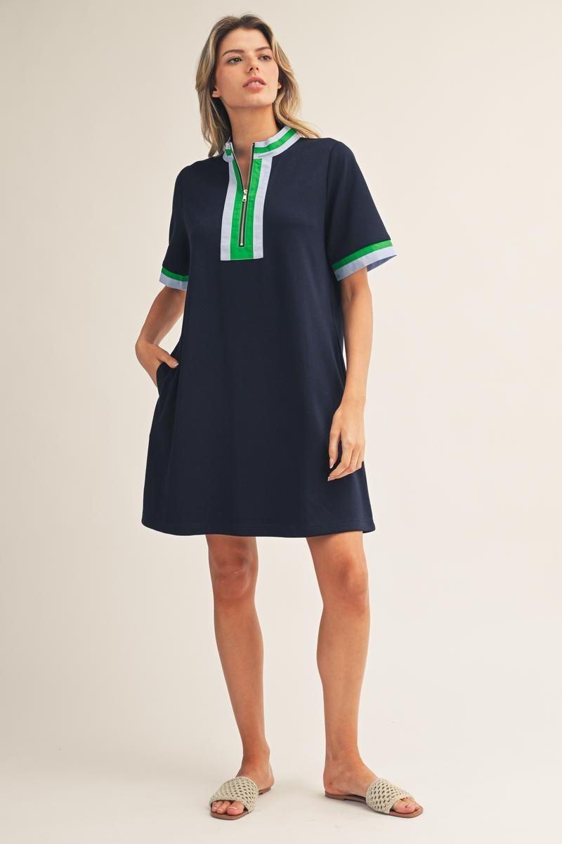 Izzy Dress - Navy