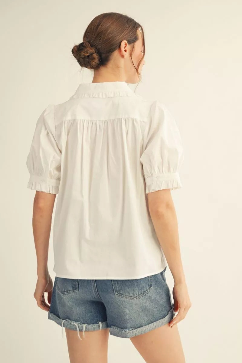 Not Your Basic Button Down - Off White