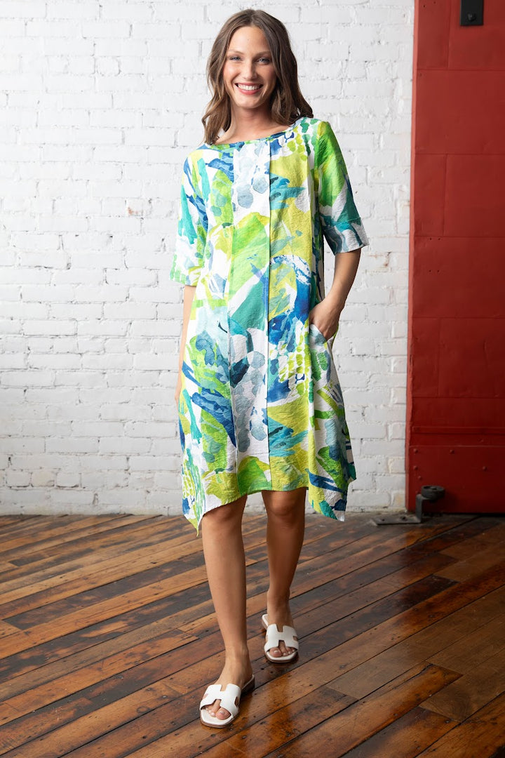 FINAL SALE: The Jane Dress - Lime