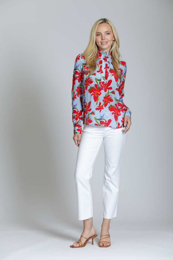 Ryleigh Blouse - Red Multi