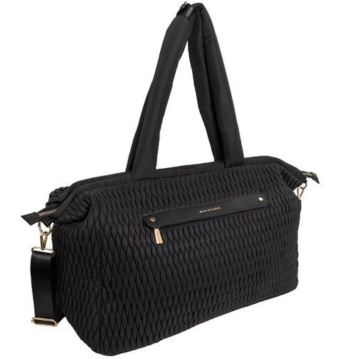 Bryxton Quilted Bag - Black