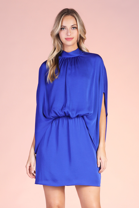 The Maven Mini Dress - Royal Blue