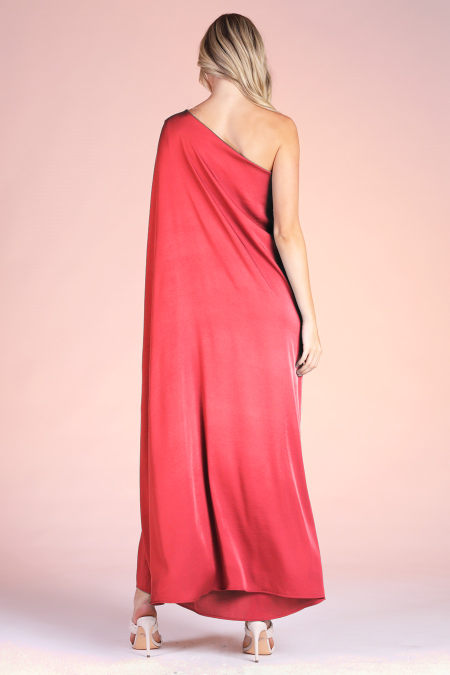 Lady In Red Cape Maxi - Red