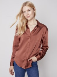 The Farrah Shirt - Cinnamon