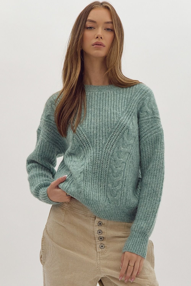 Margot Sweater - Jade Green