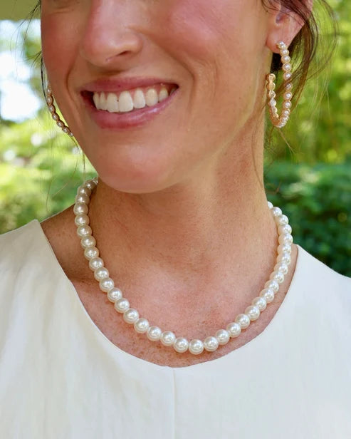 Fun 2 Strand Scarf Necklace - Orange