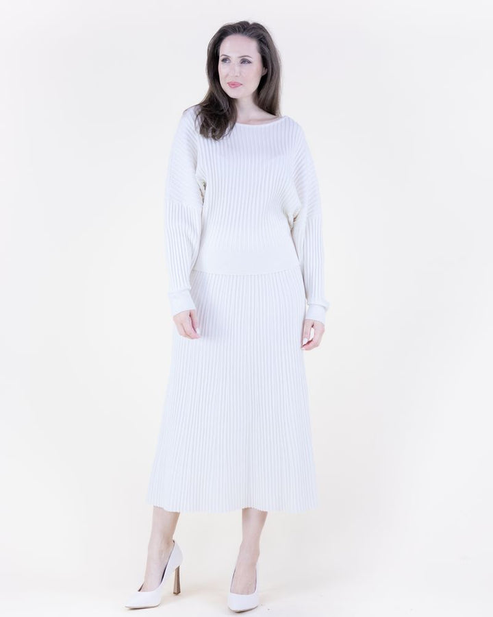 Millie Skirt Set - White