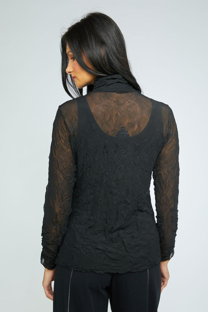 Crinkle Tee - Black