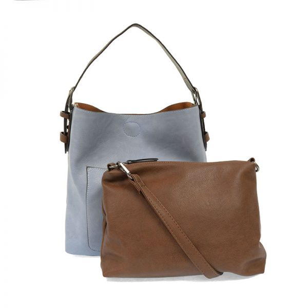 Hobo Coffee Handle Handbag - Wedgewood Blue