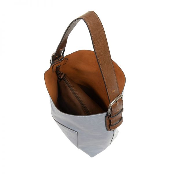 Hobo Coffee Handle Handbag - Wedgewood Blue