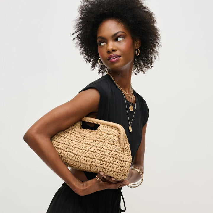 The Lani Clutch - Natural