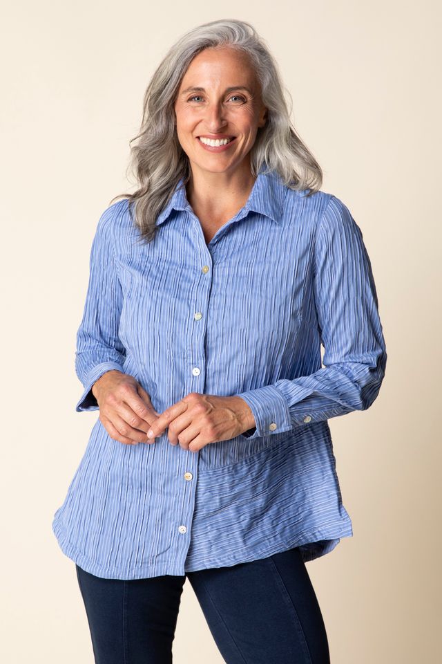 Santorini Shirt - Bluebell