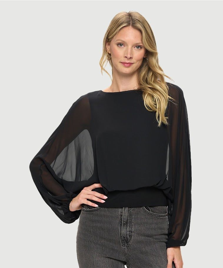 The Marilyn Top - Black