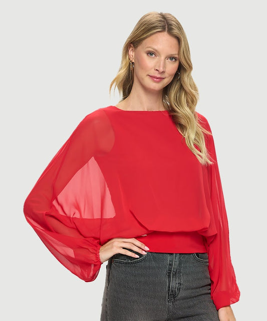 The Marilyn Top -Red