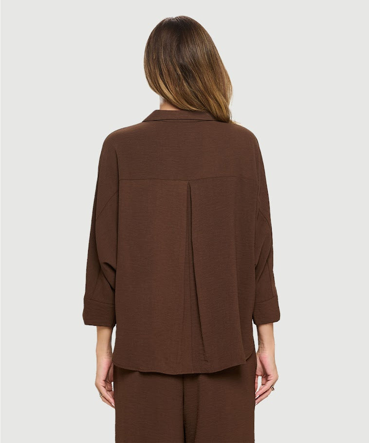 MJ Blouse -Chocolate