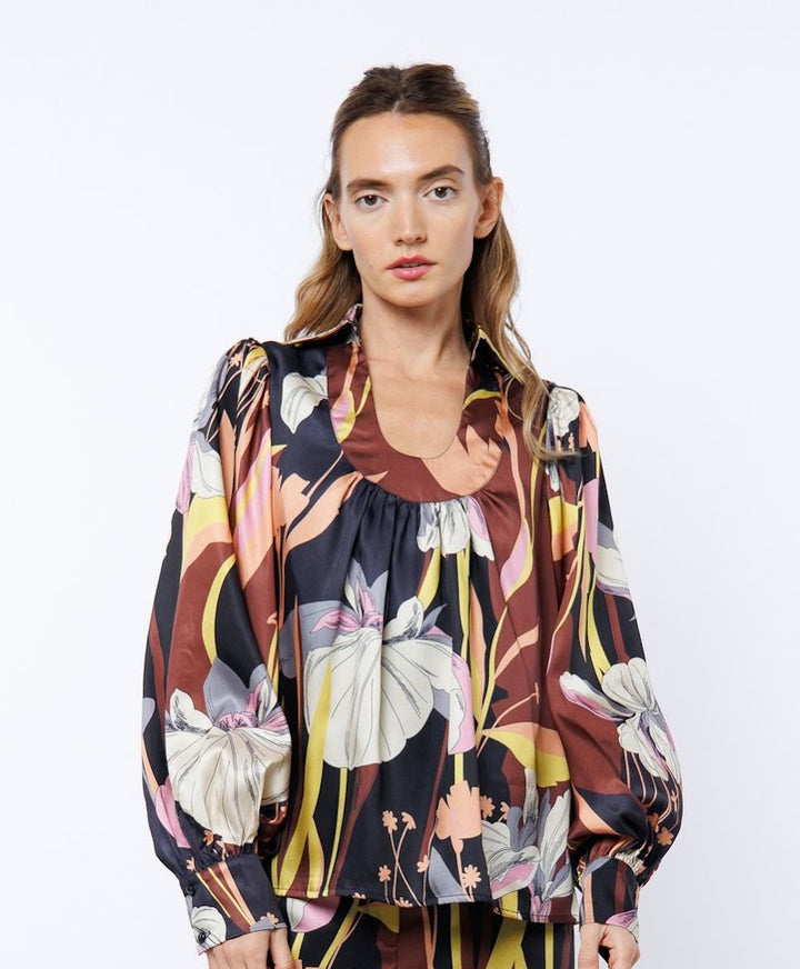 That 70's Blouse - Brown