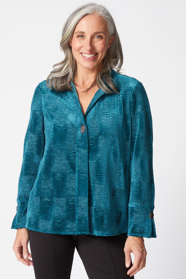 MJ Velvet Shirt - Juniper