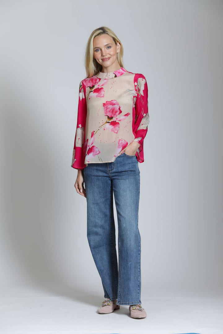 Donna Blouse - Pink Multi
