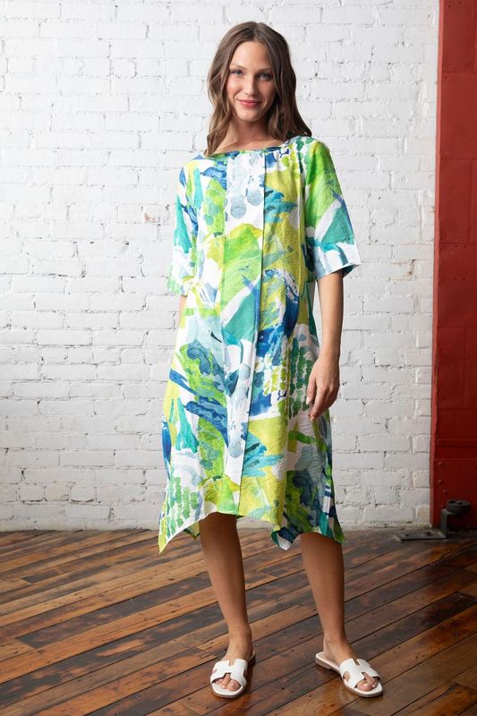 FINAL SALE: The Jane Dress - Lime