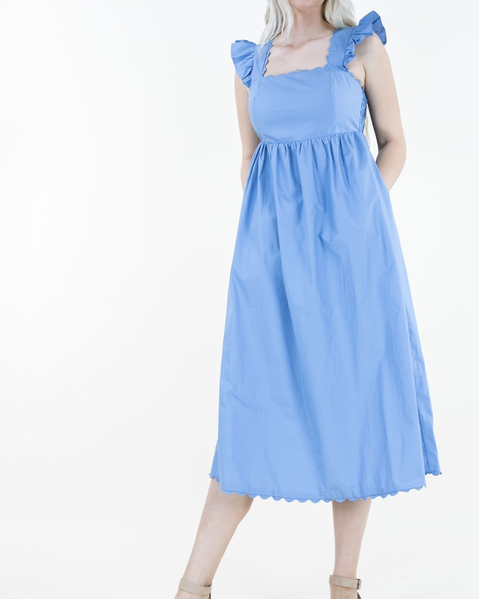 FINAL SALE: Mary Dress - Blue