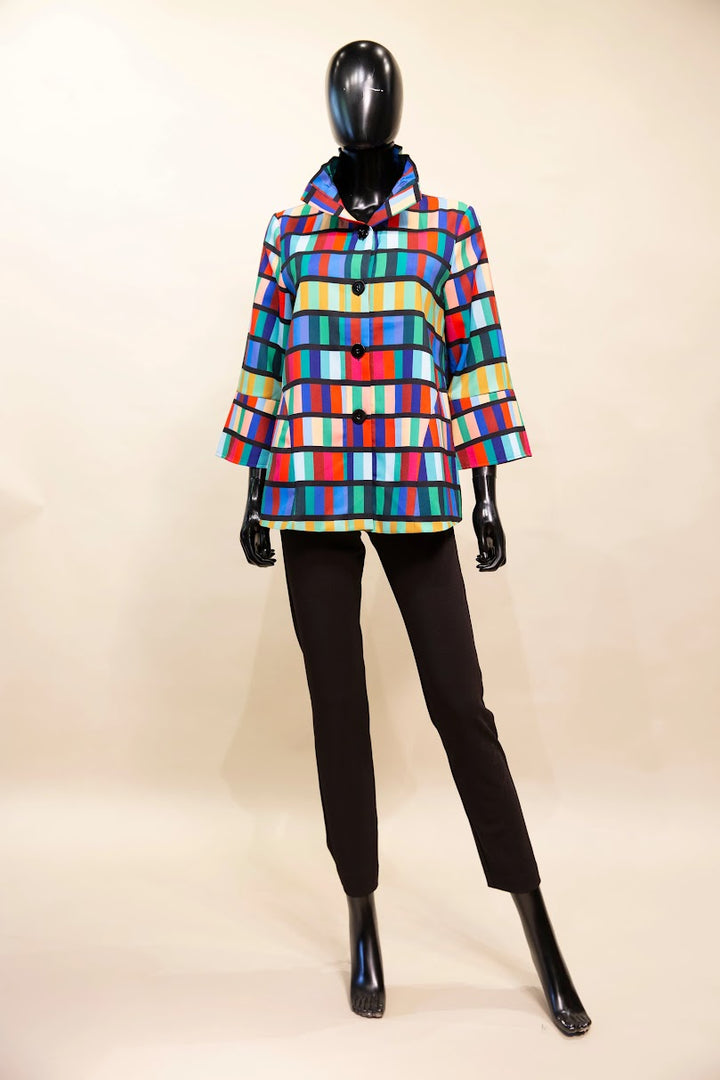 The Piano Jacket - Bougainvillea Piano