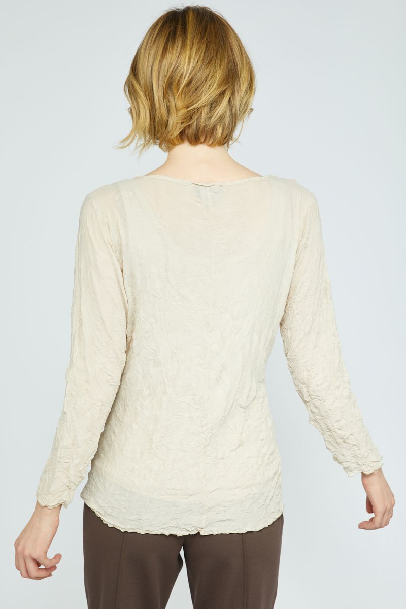 Crinkle Tee - Cloud
