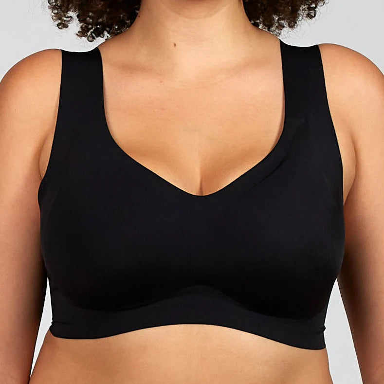V-Neck Lift Bra - Black