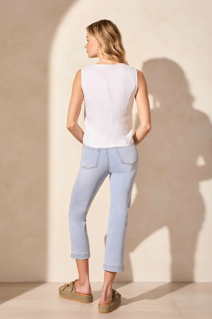 Favorite Linen Vest - White