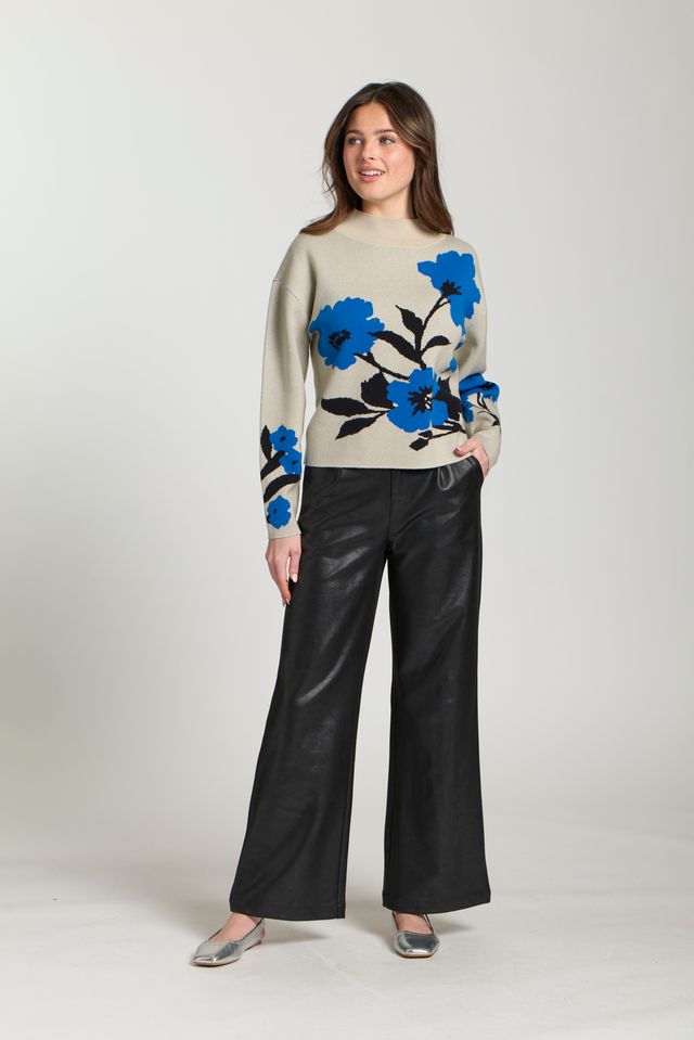 Oh So Floral Sweater - Blue Multi