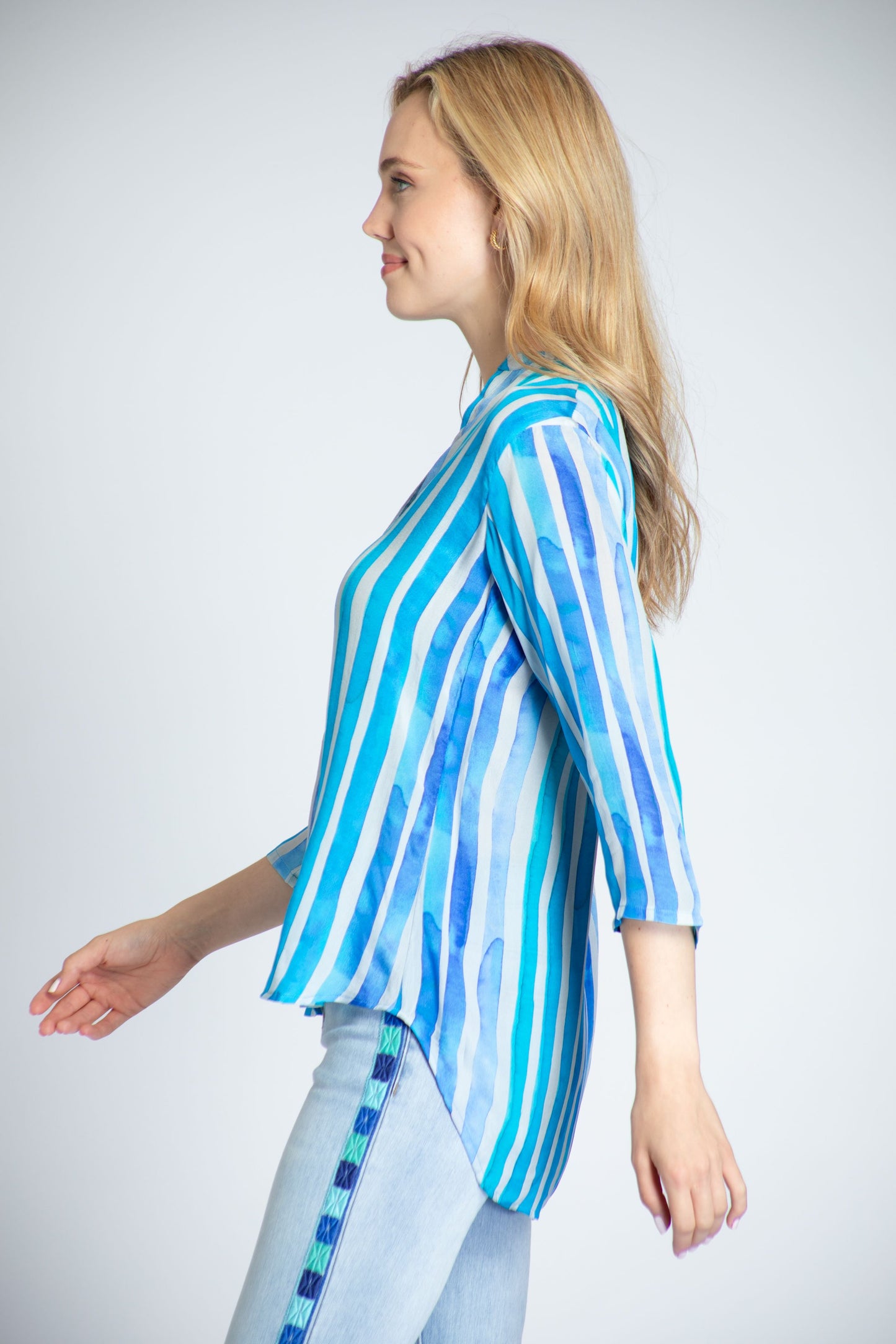 The Lexi Top - Turquoise Blue