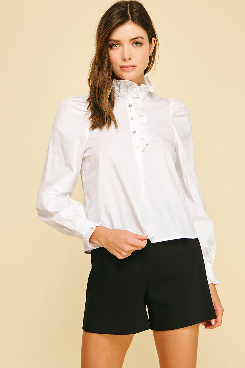 Louise Blouse - White