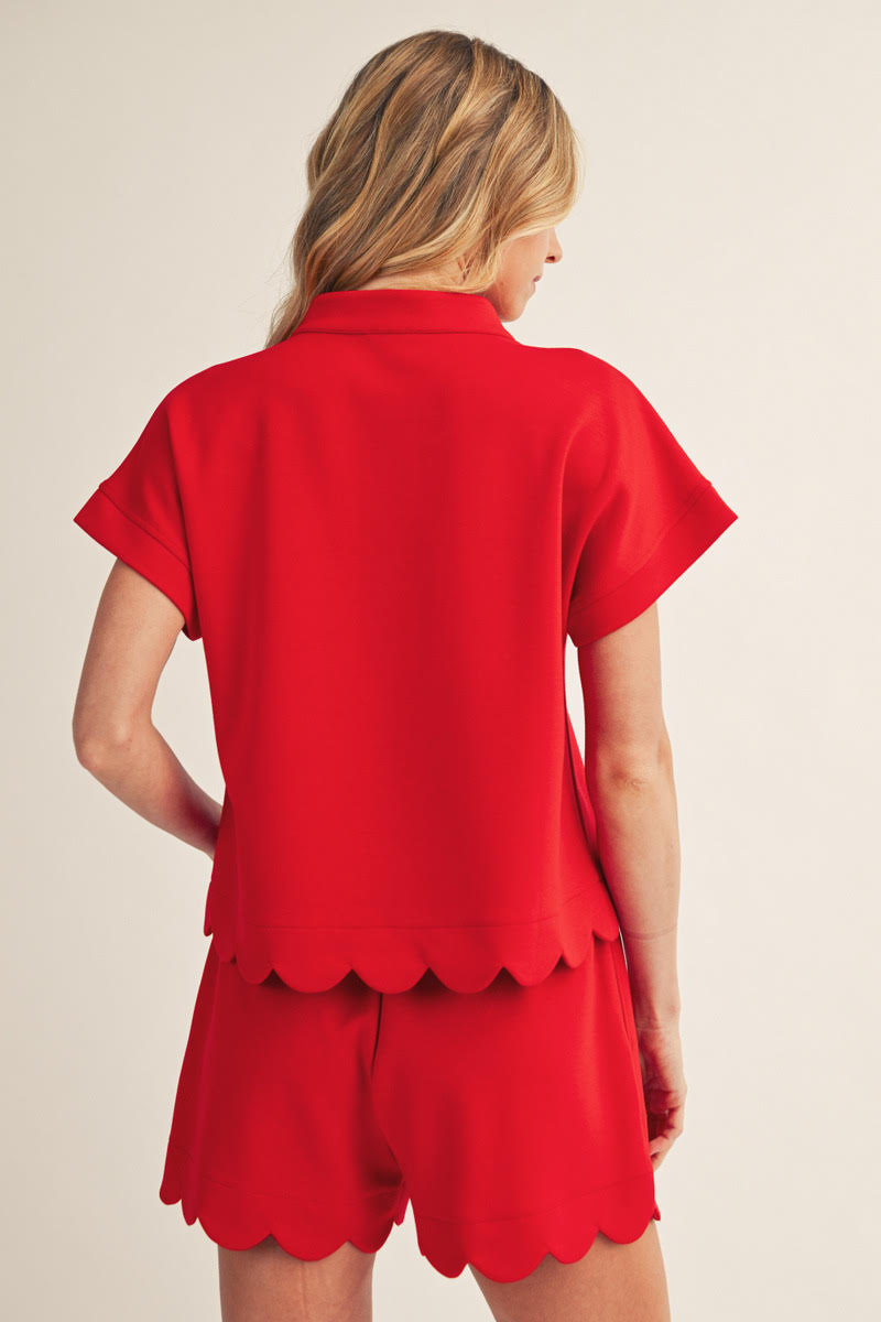Every Day Short Set - Red