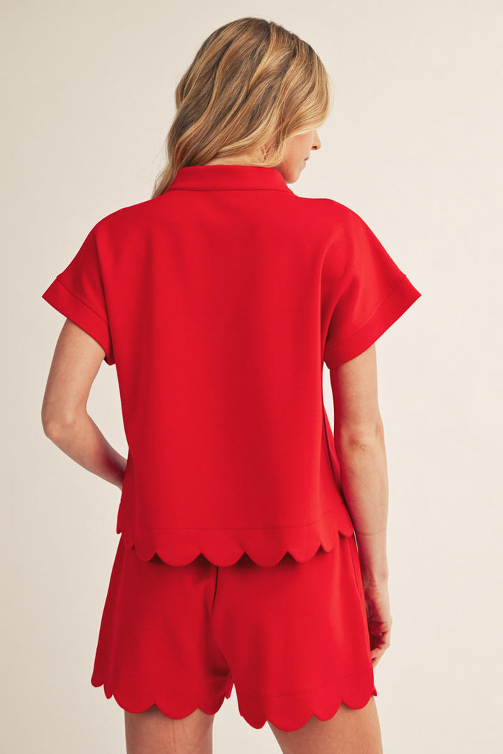Every Day Short Set - Red