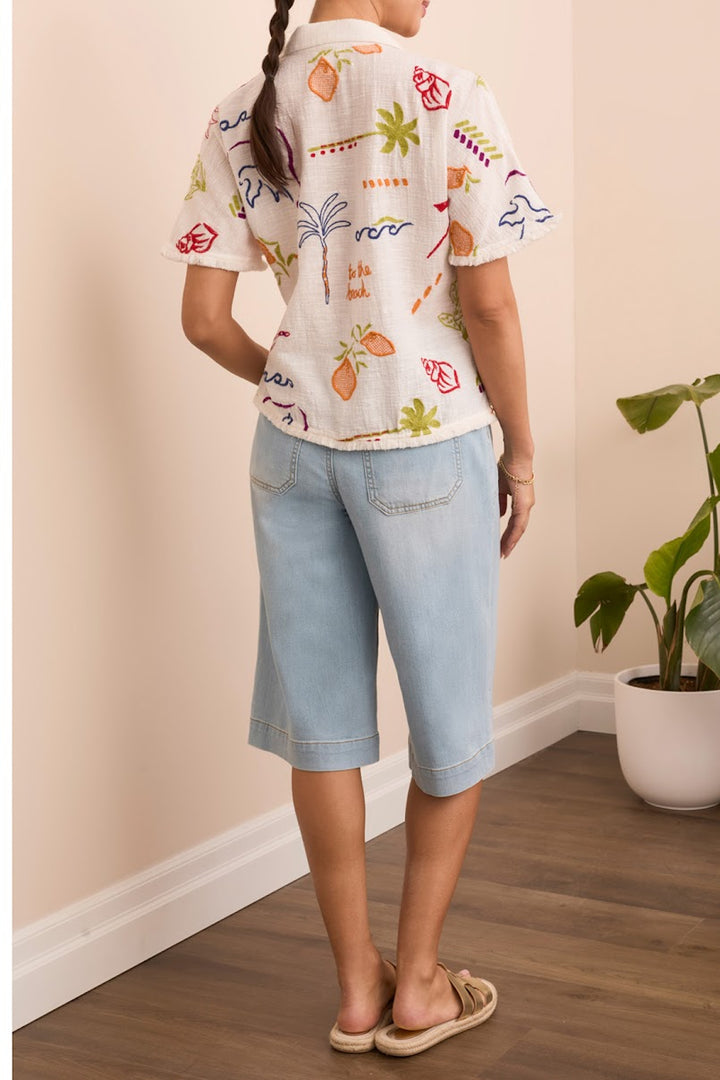 Summer Fun Top - White