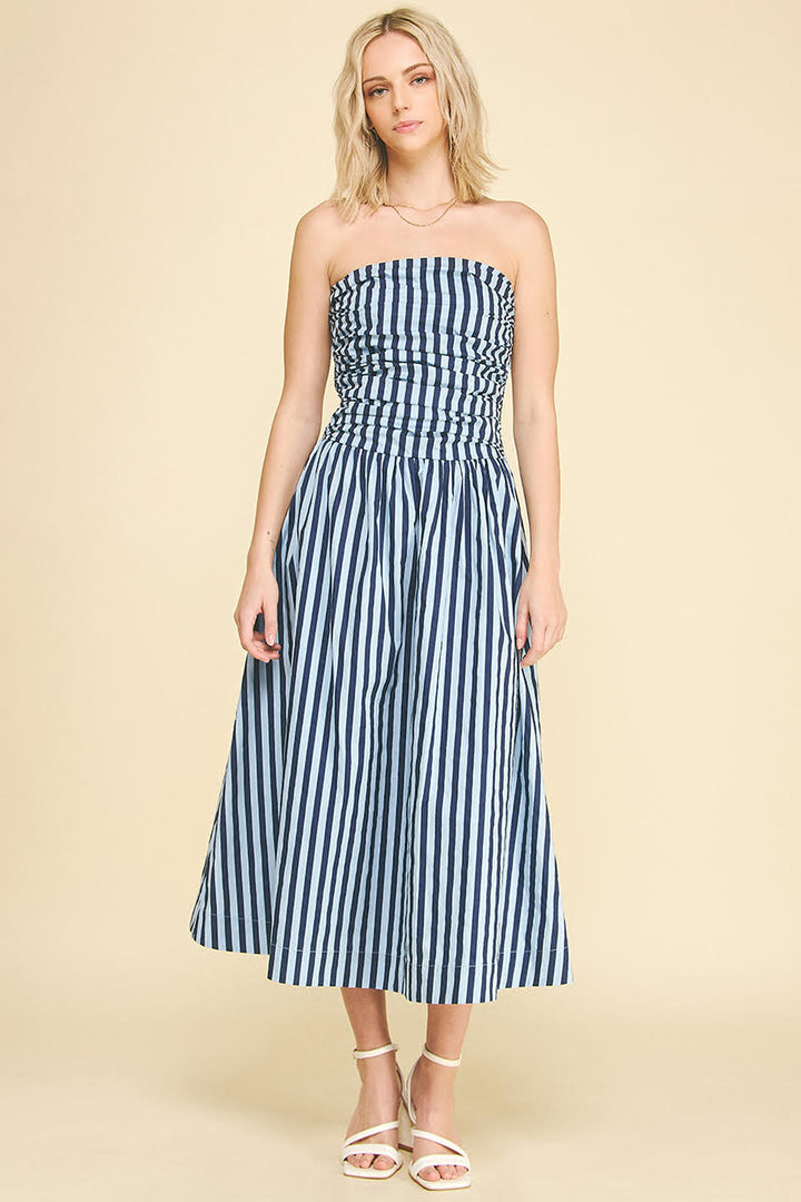 Amanda Maxi Dress - Navy/Blue