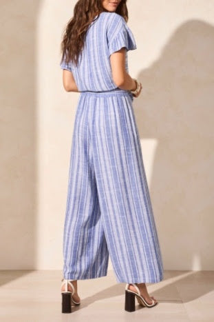Calypso Pant - Blue/White