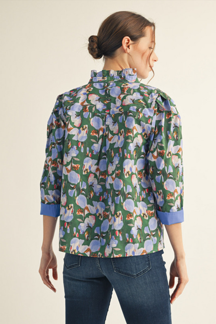 Antoinette Blouse - Green