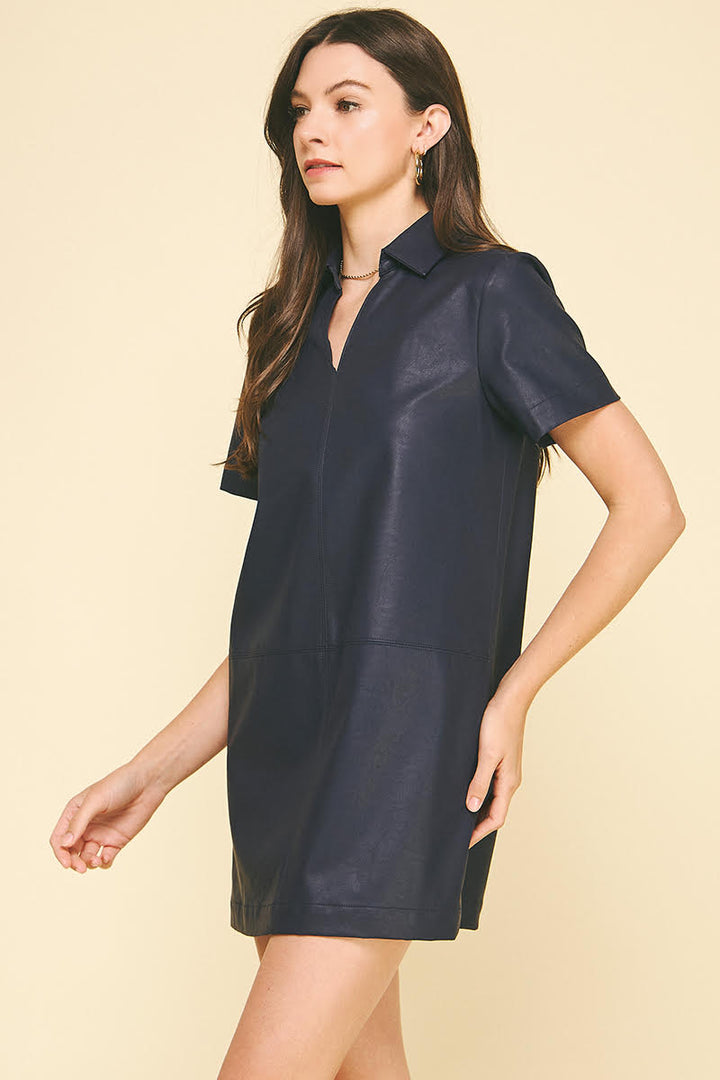 Suzanna Mini Dress - Navy