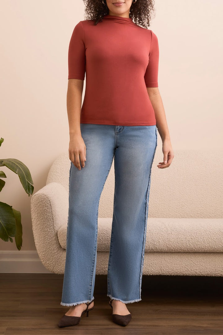 Perfect Knit Top - Dark Toffee
