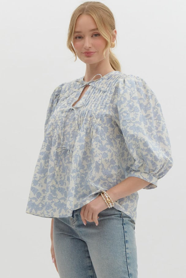 Sweet & Simple Top - Blue