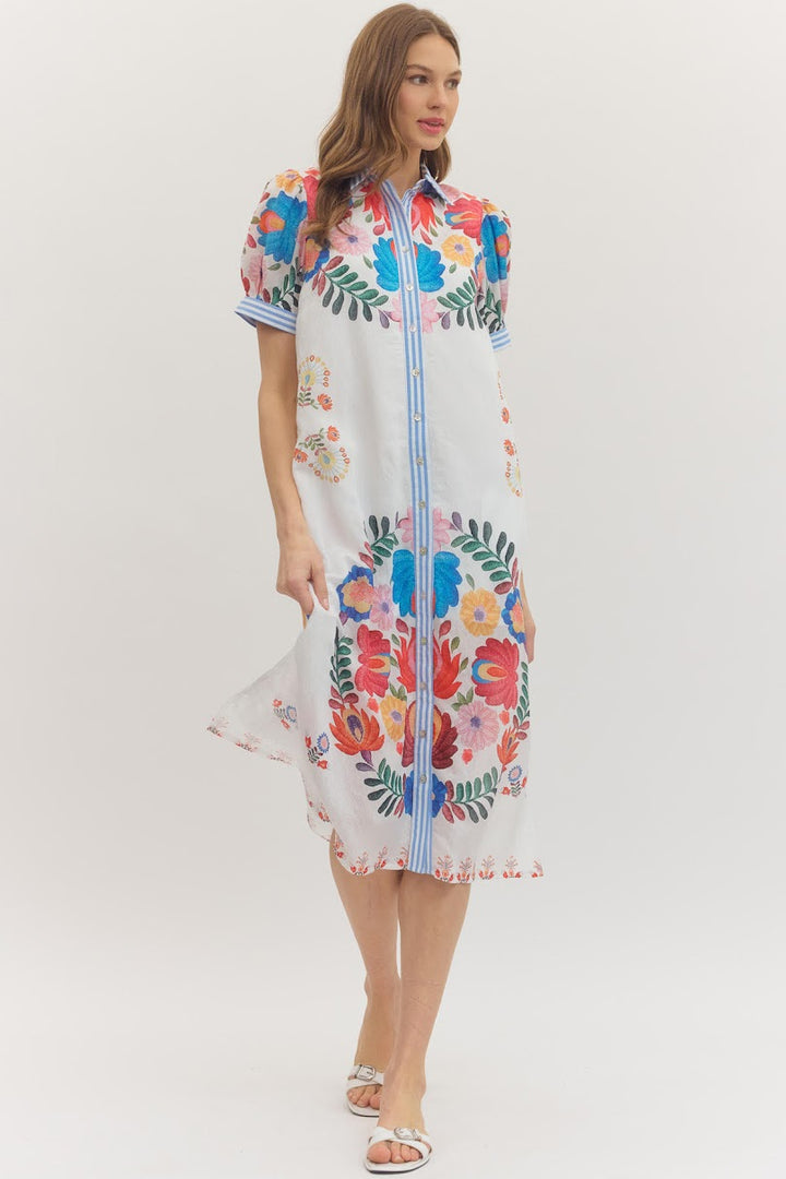 Fiesta Time Dress - Ivory