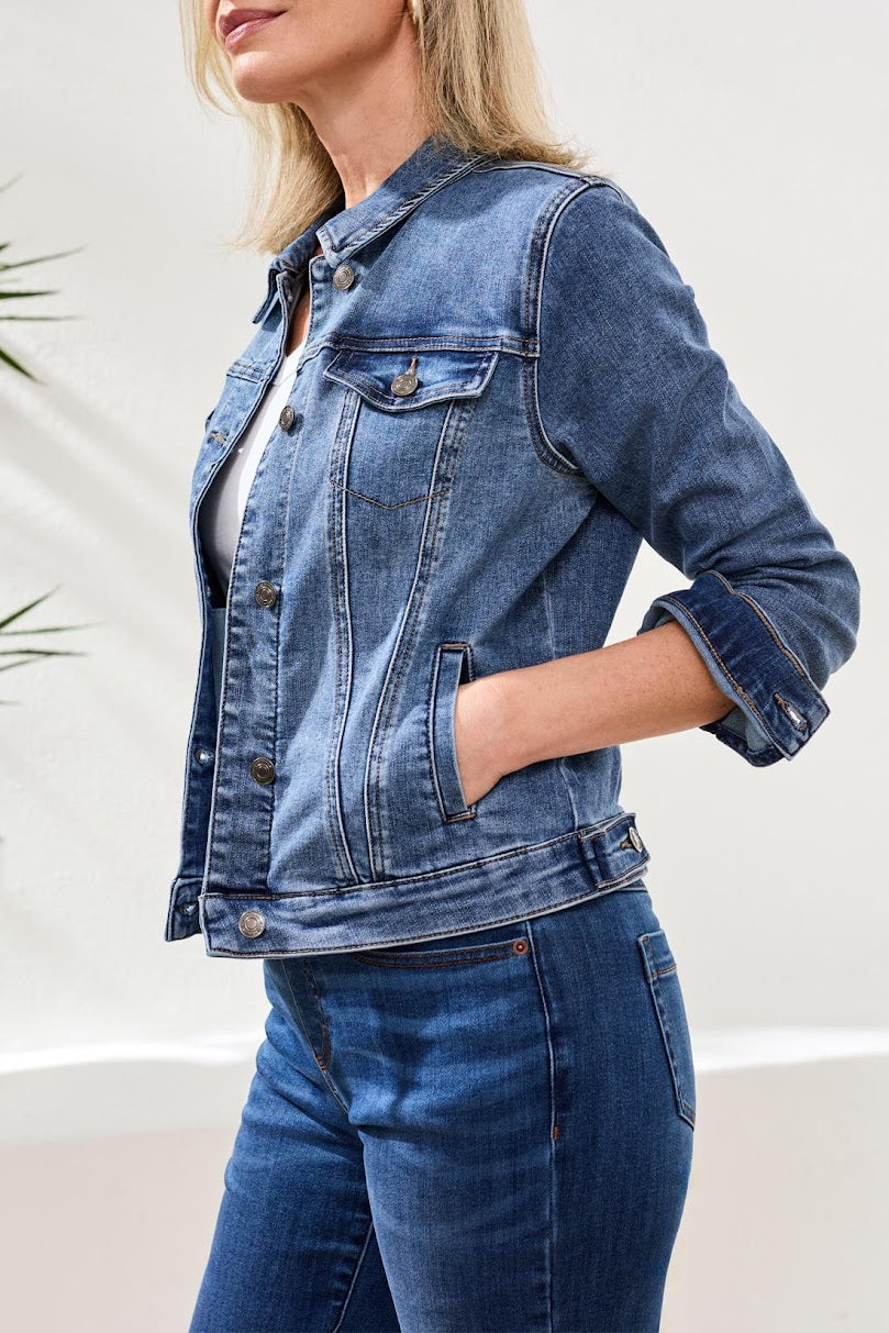 Classic Denim Jacket - Dark Vintage