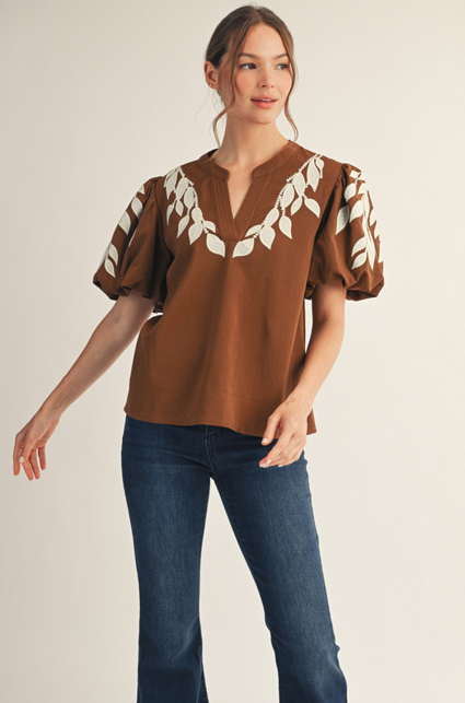 Suzanne Top - Brown