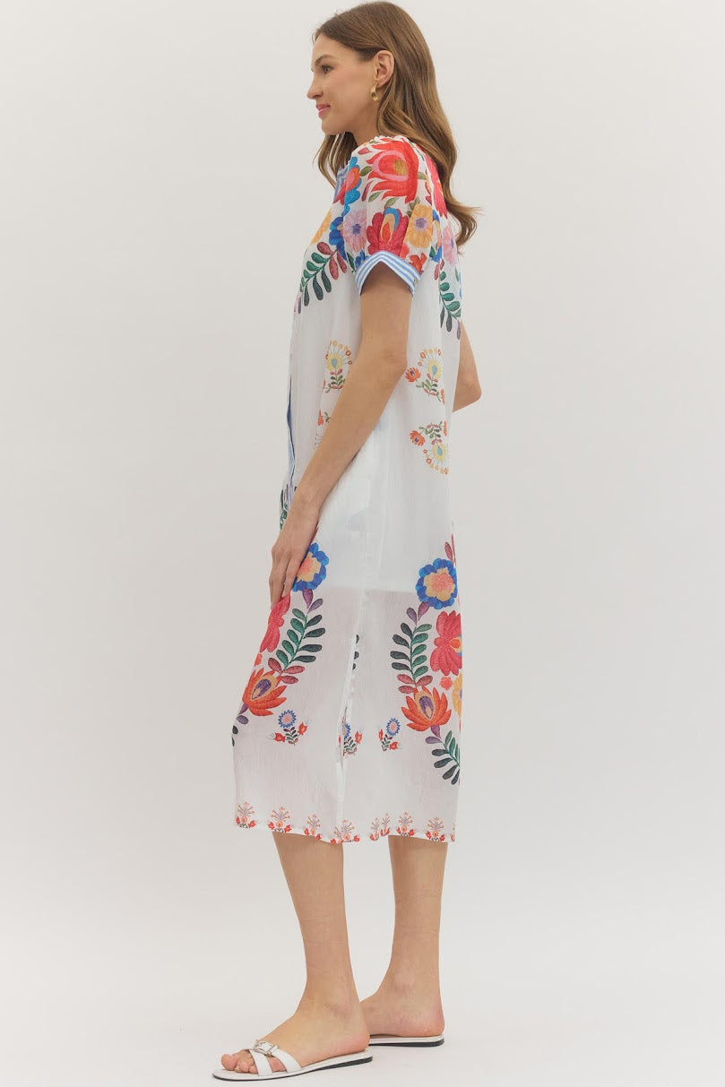 Fiesta Time Dress - Ivory