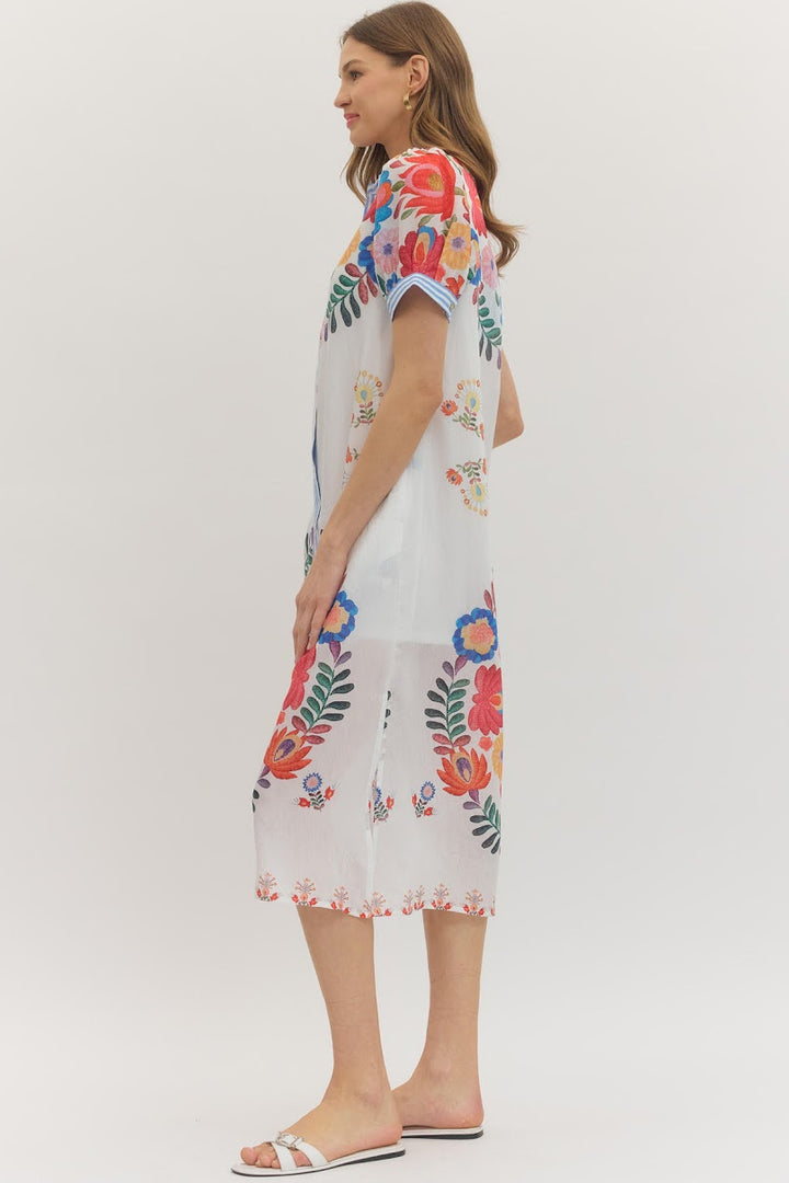 Fiesta Time Dress - Ivory