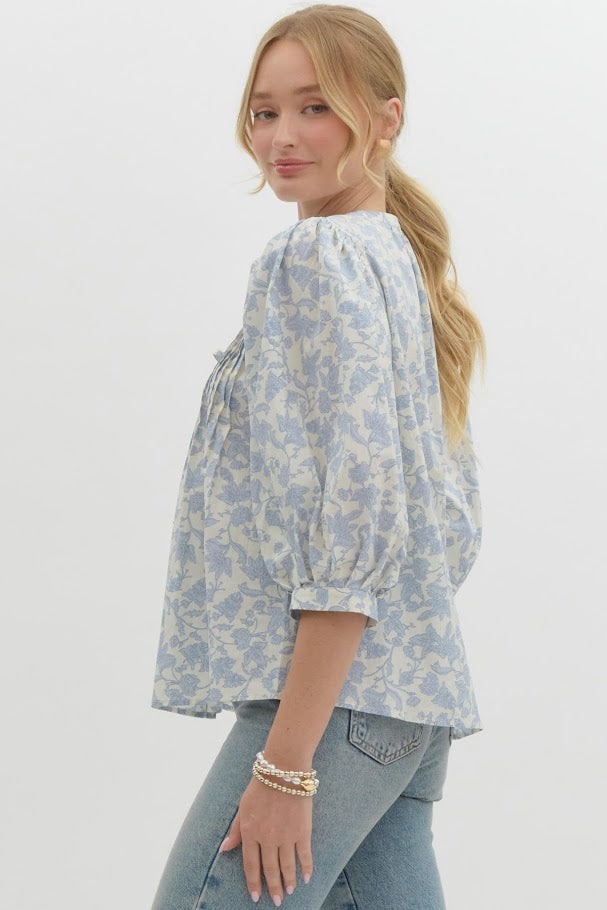 Sweet & Simple Top - Blue