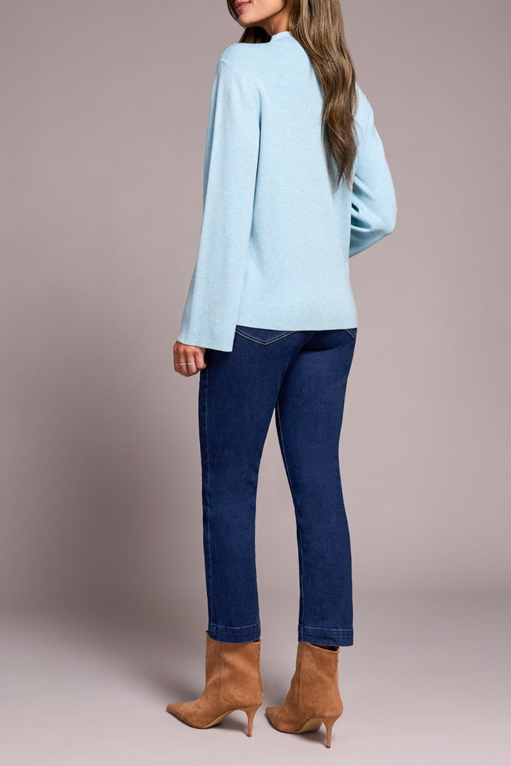 Michelle Sweater - Heather Aqua