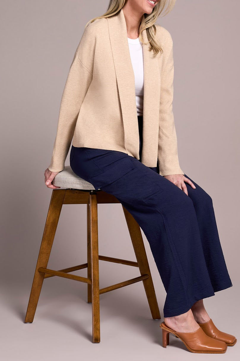 Eve Cardigan - Heather Latte